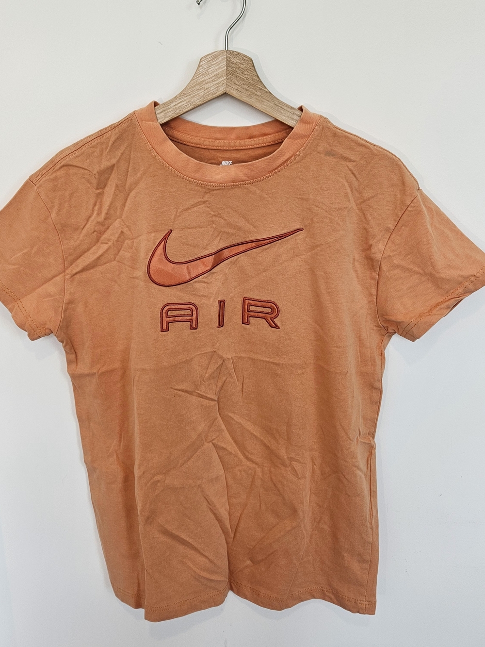 Nike Orange Short Sleeve Air Logo Tee